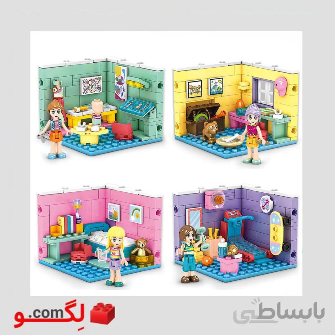 لگو خانه ۴ مدل برند SY آیتم ۵۴۰۵