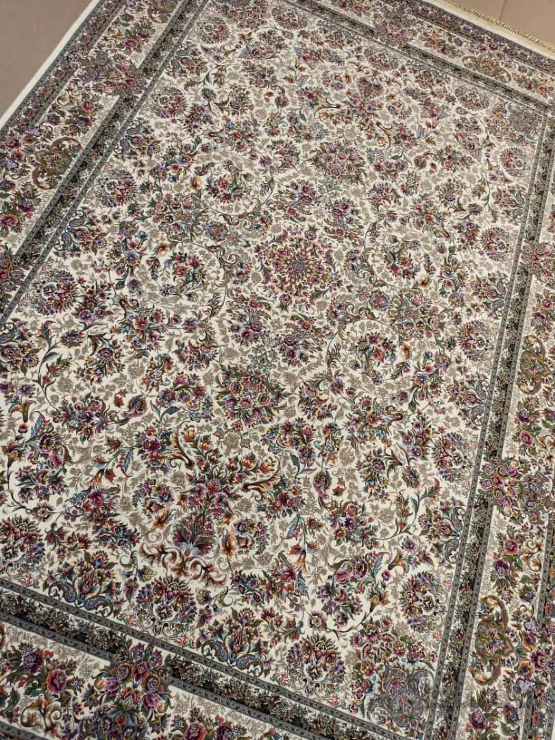 فرش سپاس نور طرح میسون کرم ا tehram-roya