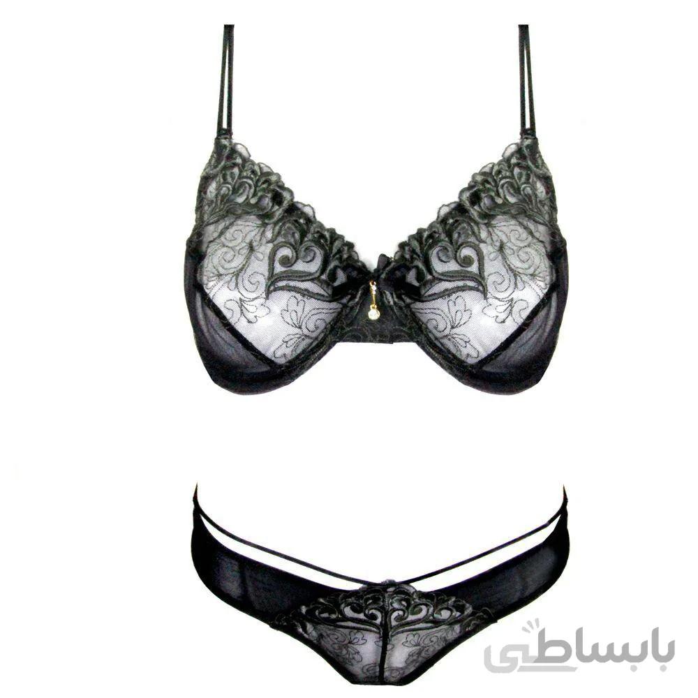 ست لباس زیر تور گاز انوشه