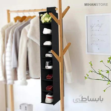 اویز کفش طبقاتی داخل کمد