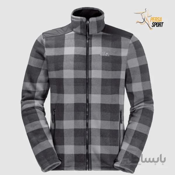 کاپشن مردانه جک ولفسکین CABOT CHECK MEN BL