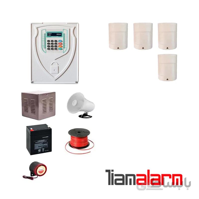 پکیج دزدگیر اماکن با سیم مدل فورنت سیم کارتی و تلفنی B500PR4