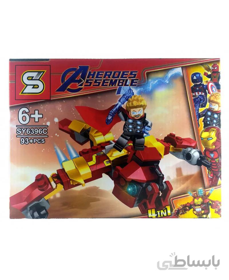 لگو ثور Thor با جت تیر انداز و تبر جدید