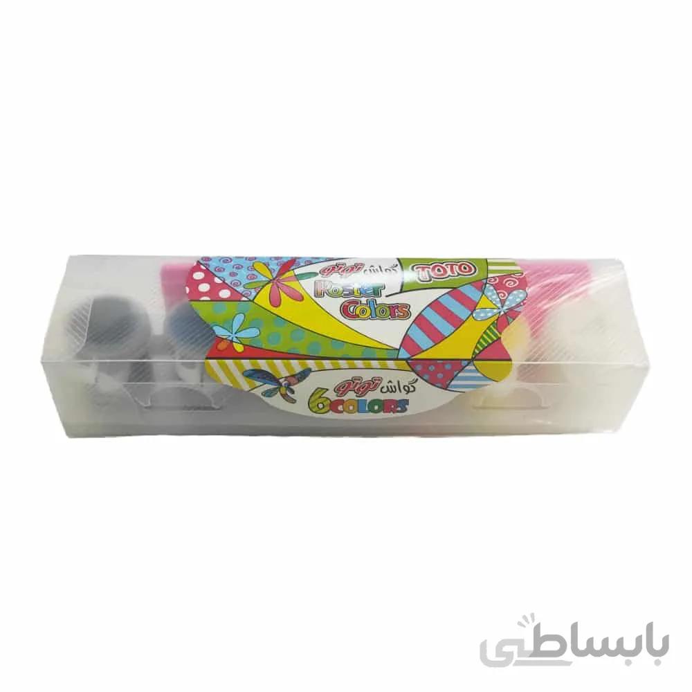 گواش 6 رنگ توتو