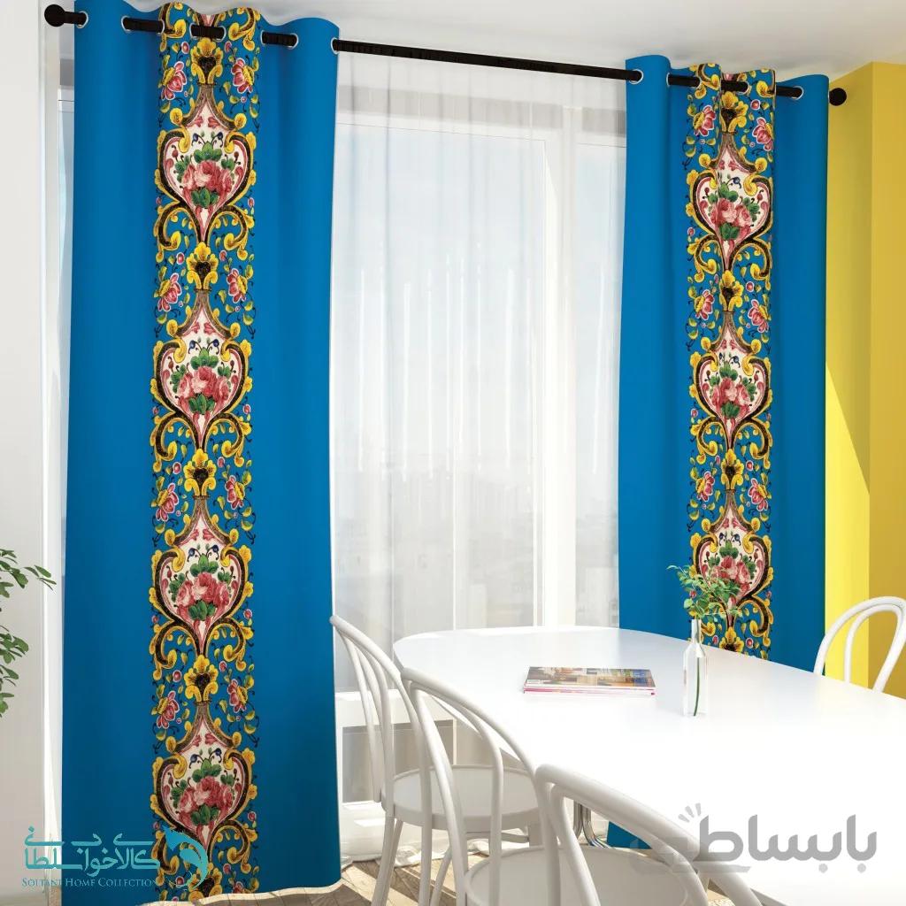 پرده طرح کاخ گلستان برند پرووال مدل cu5-14