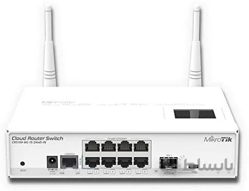 سوئیچ میکروتیک هوشمند مدل CRS109-8G-1S-2HnD-IN