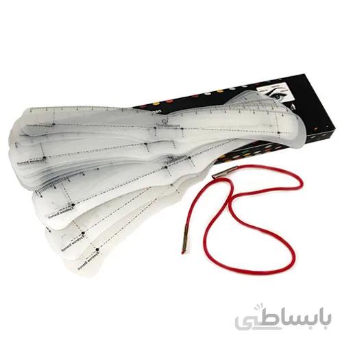 شابلون ابرو فیبروز بسته 12 عددی