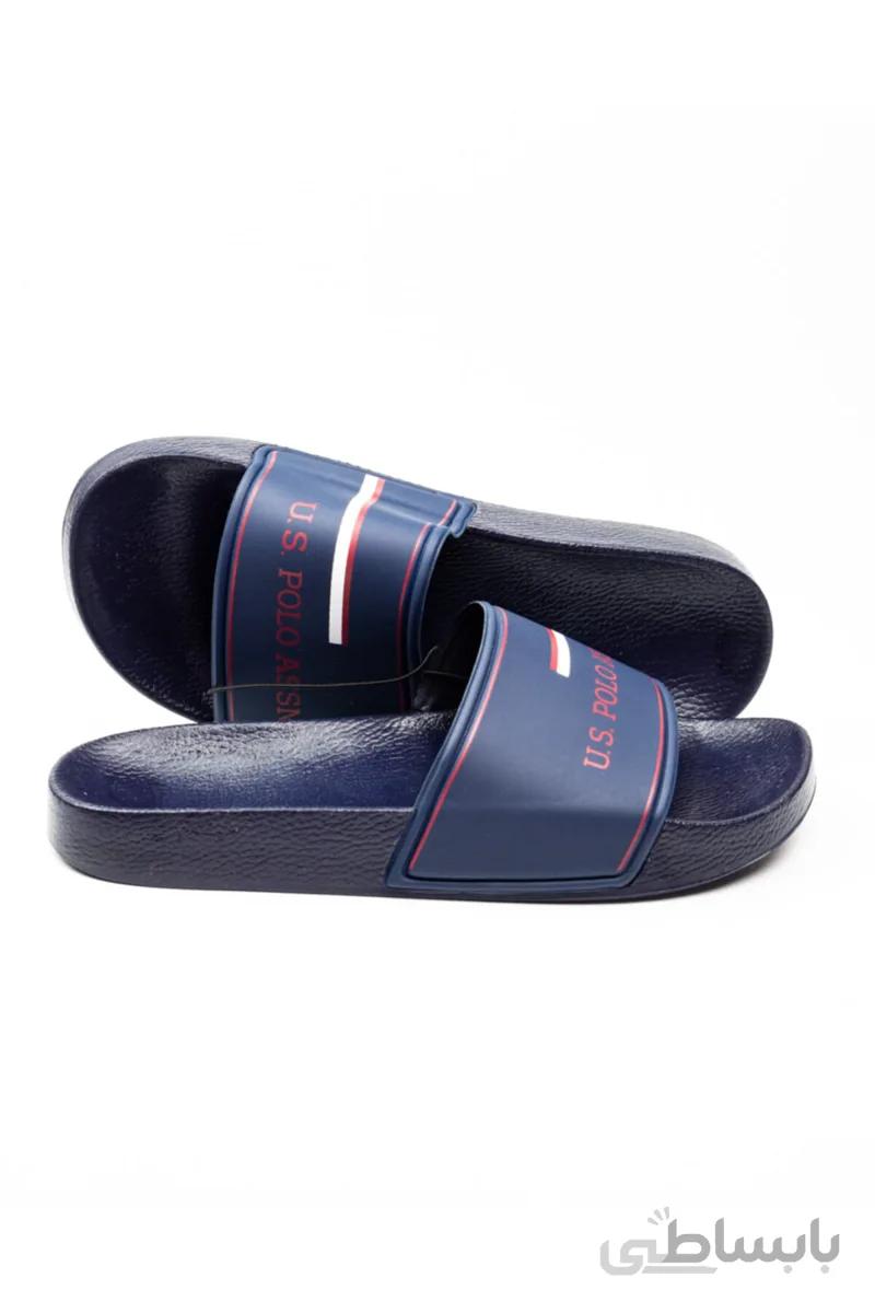 US Polo Assn دمپایی مردانه Navy Blue Ruge 101018684