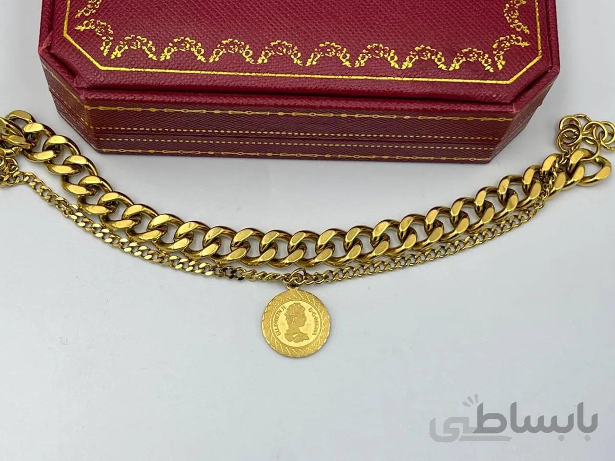 دستبند الیزابت دو زنجیره کارتیر