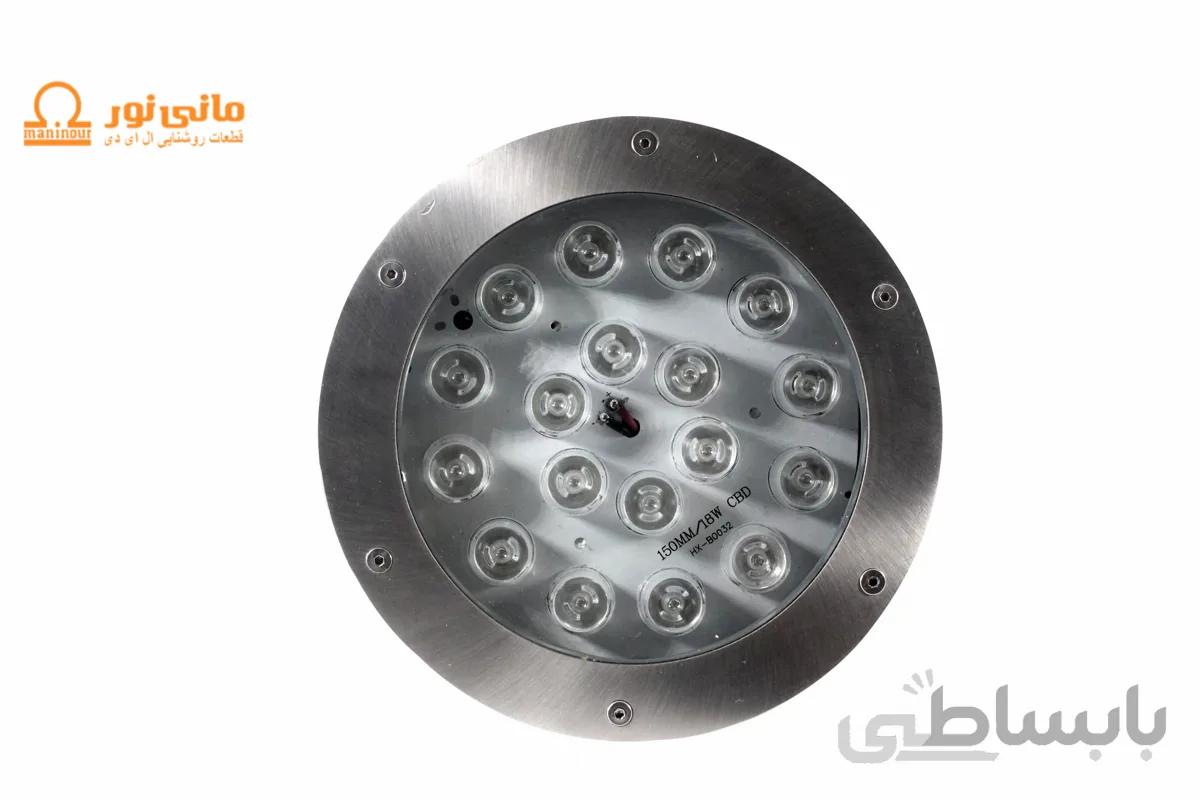 چراغ دفنی 54 وات سطلی قطر 20 سانتی
