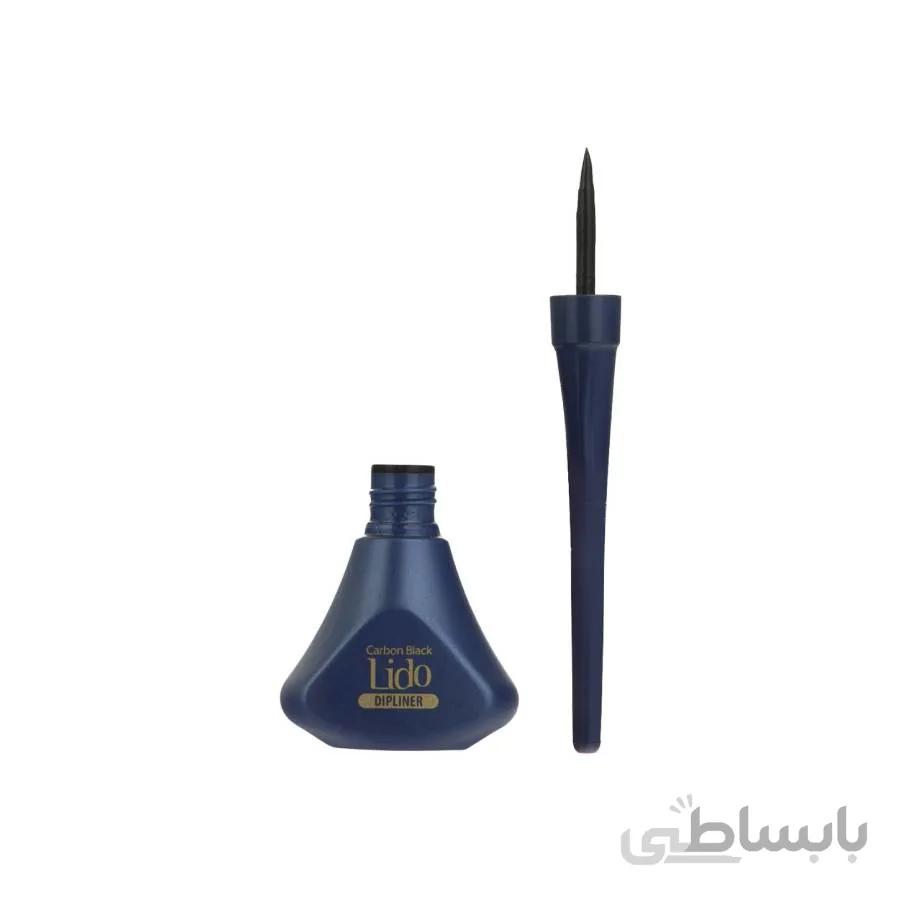 خط چشم کوزه ای لیدو مدل دیپ لاینر کربن بلک