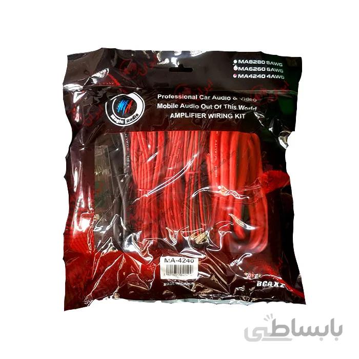 پکیج کابل ۴ گیج تورنادو مدل Tornado R-L415