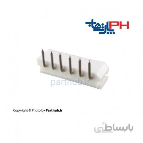 کانکتور پین گرد (5264) نر 6 پین 2.5mm نود درجه (RA)