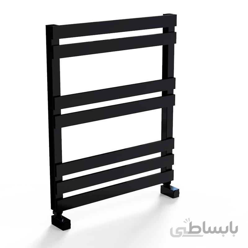 حوله خششک کن استیل فلت رو کار مشکی