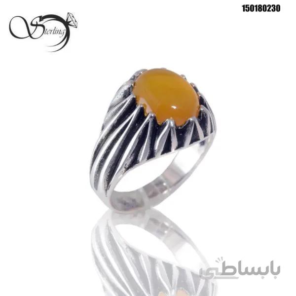 انگشتر نقره مردانه کد:۴۸۰۷
