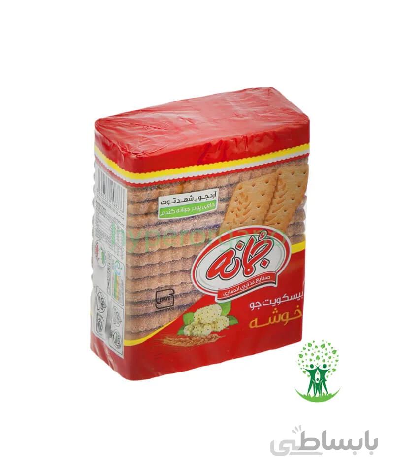 بیسکویت جو خوشه 250 گرمی جمانه
