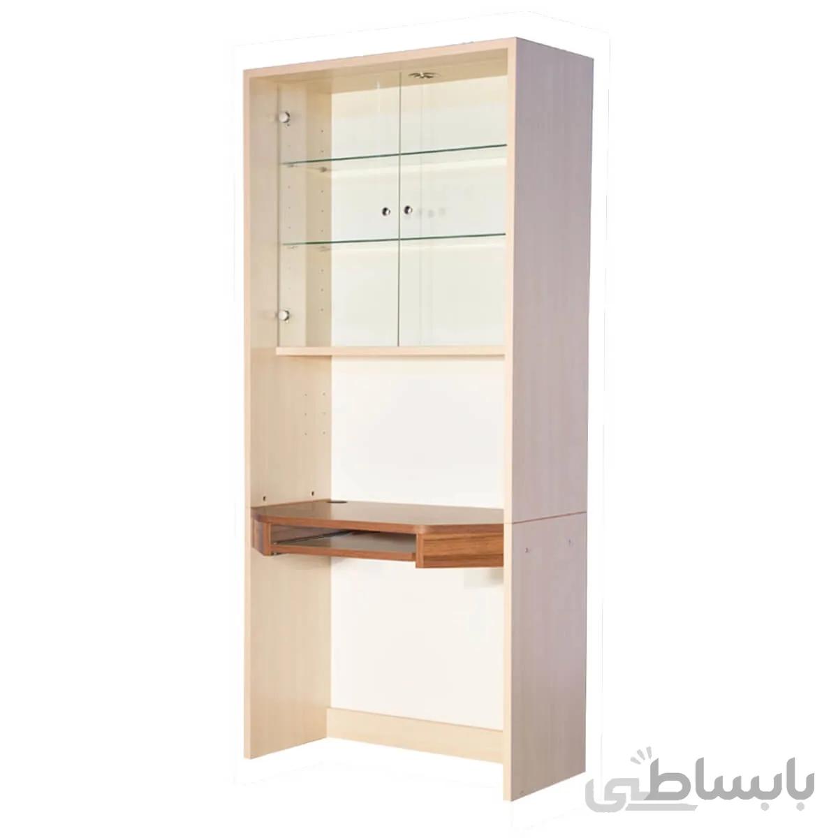 میز کامپیوتر ویترین دار ۹۵ پایه معلق