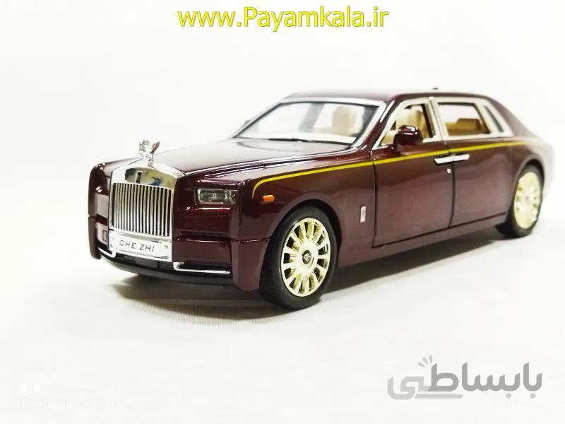 ماکت فلزی رولزرویس ( ROLLS ROYCE CHEZHI)(1:24)(116ACZ) قرمز