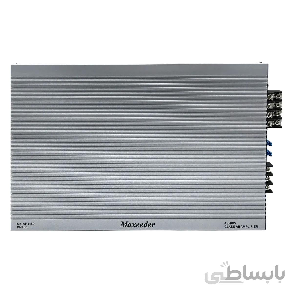 امپلی فایر مکسیدر مدل mx ap4160 bm408 ا Maxeeder MX-AP4160 BM408 Car Amplifier