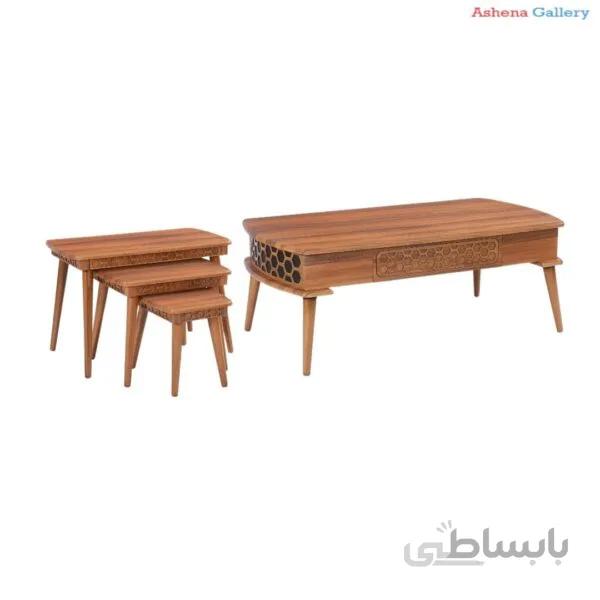 میز پذیرایی مدل ۵۹۴ مجموعه ۴ عددی