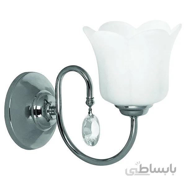 چراغ دیواری چشمه نور مدل A856/1W-O طلایی (کریستال دار)