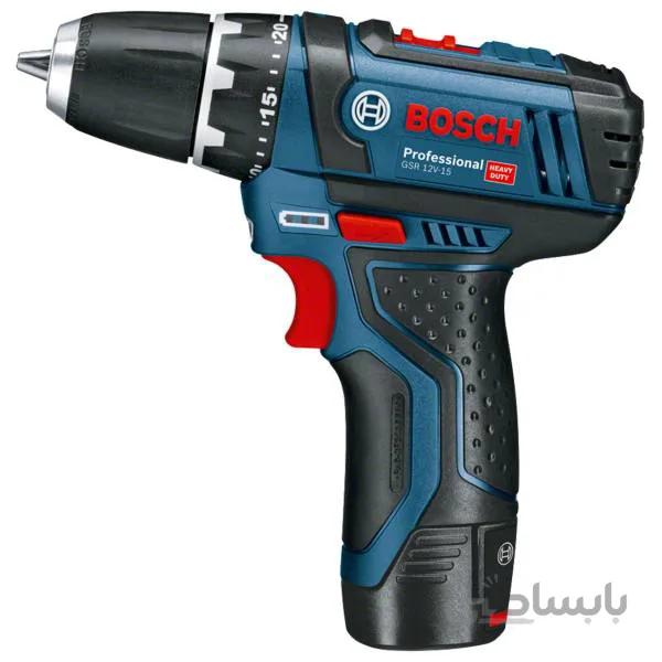 دریل پیچ گوشتی شارژی بوش مدل GSR 12V-15 ا rechargable-drill-GSR12V-15-bosch