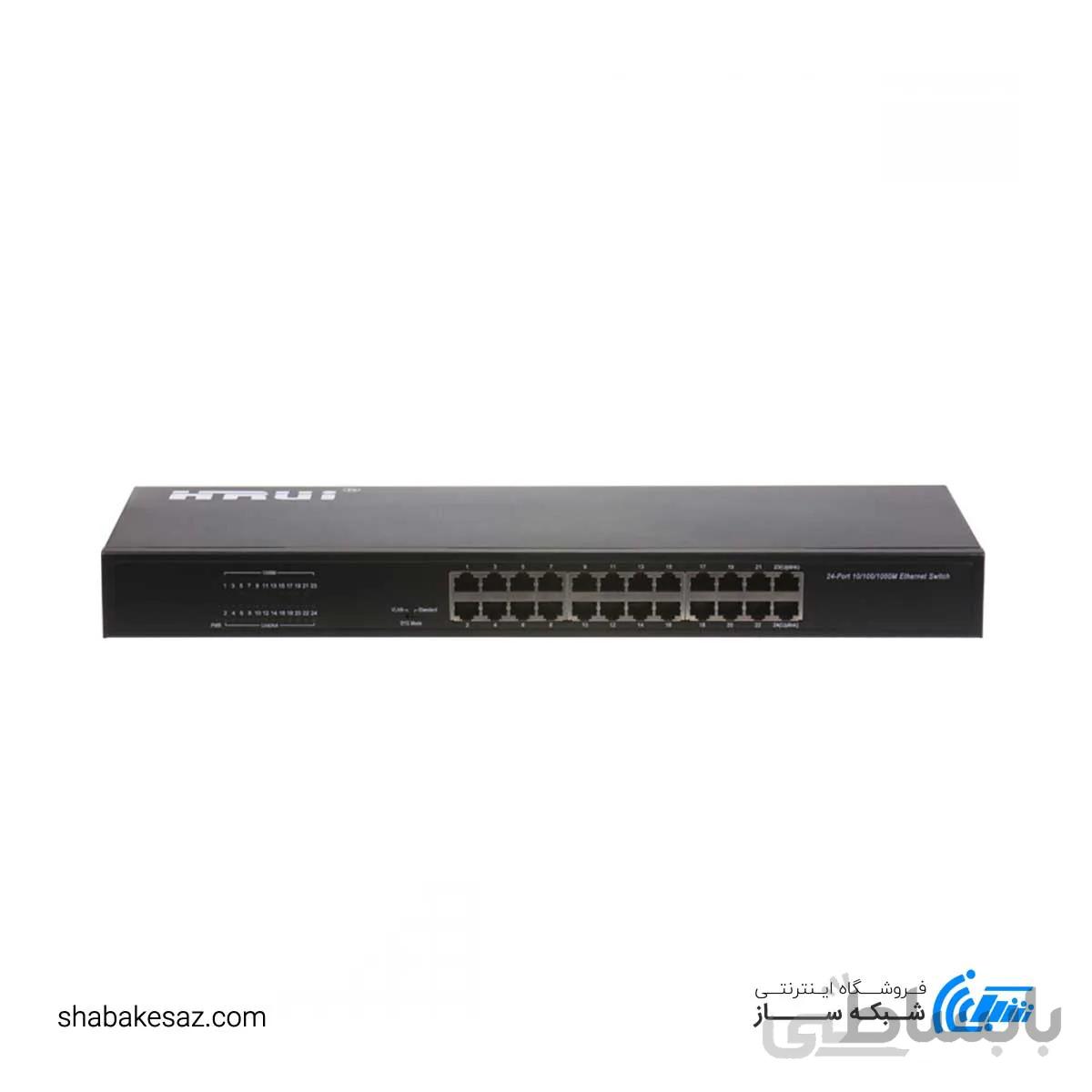 سوئیچ 24 پورت اترنت گیگابیت HRUI مدل HR-SWG00240D