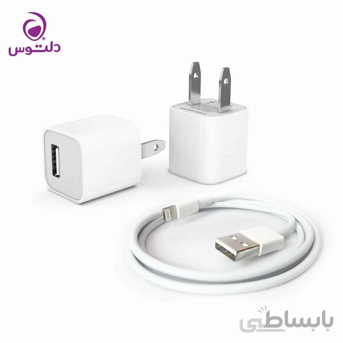 شارژر آیفون و کابل شارژ USB به لایتنینگ