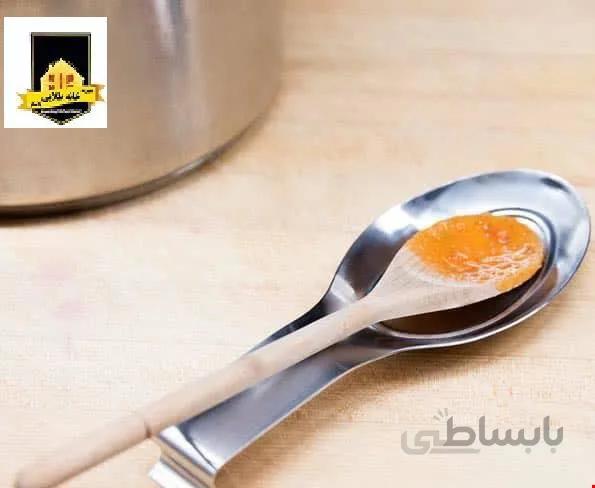 زیر قاشقی کنار گاز استیل نوین