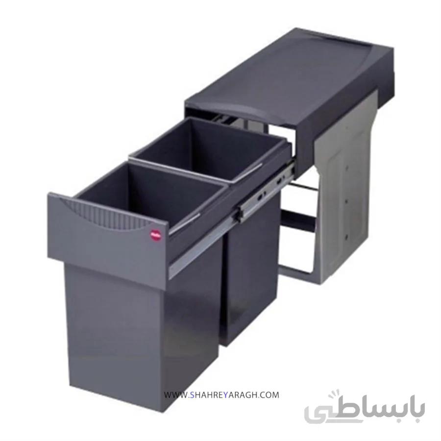 سطل زباله هایلو دوقلو Q130 ا سطل زباله هایلو دوقلو Q130