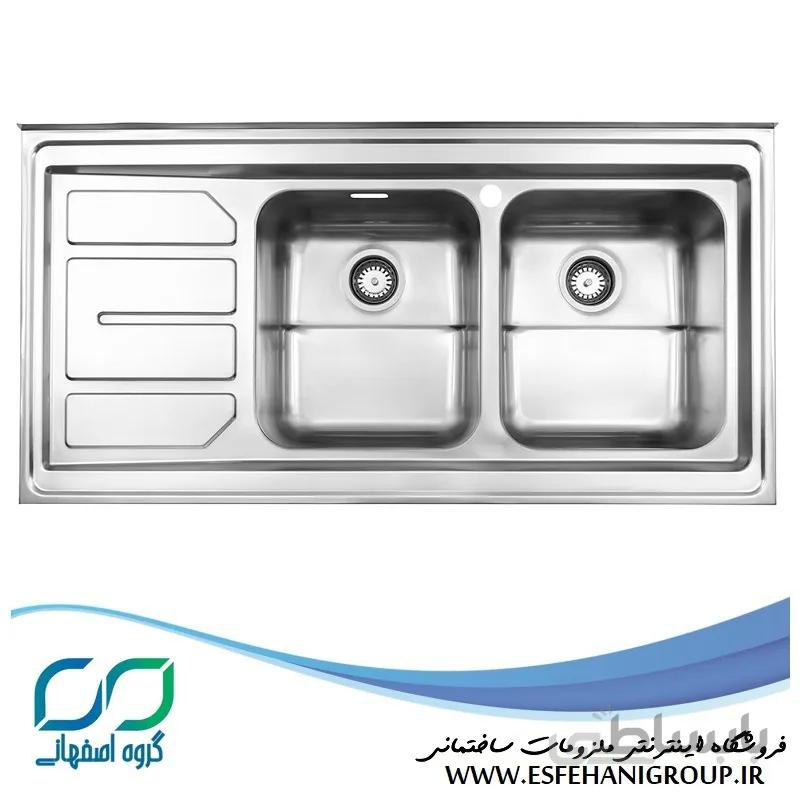 سینک استیل البرز کد 763 روکار