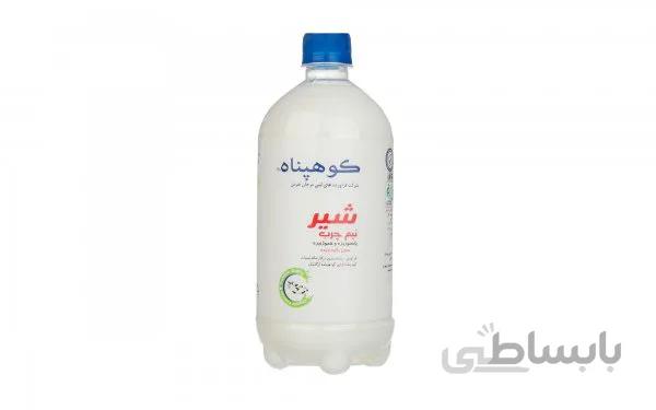 شیر نیمچرب ارگانیک کوهپناه مقدار 940 میلیلیتر