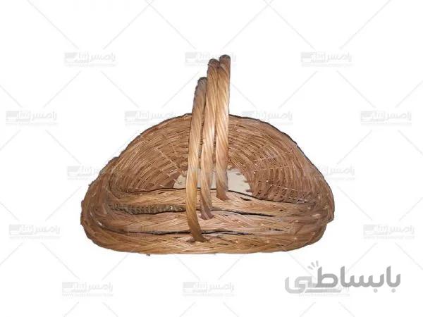 سبد سه تیکه چوبی( میوه-شیرینی-شکلات)
