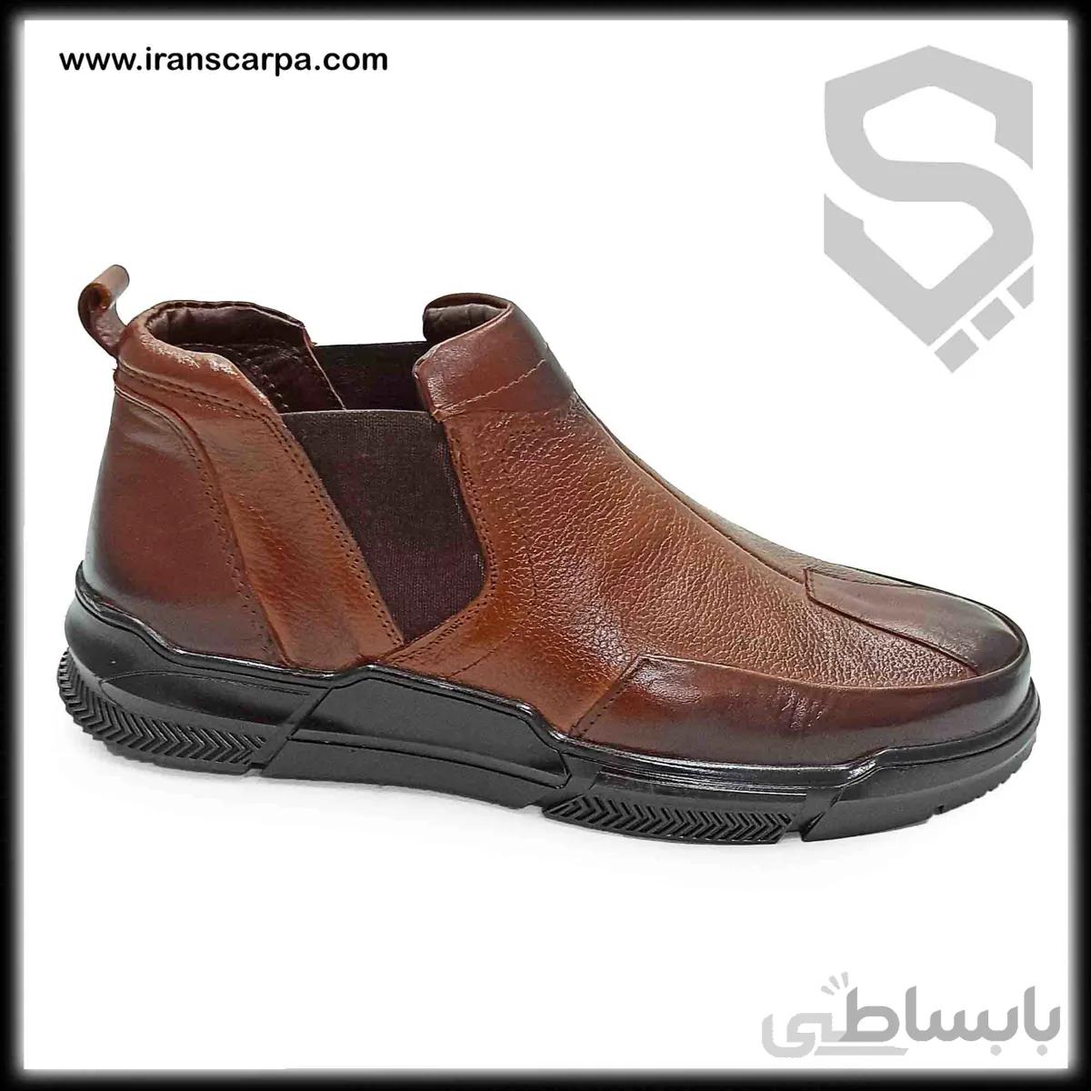 بوت چرم طبیعی مدل پاگما