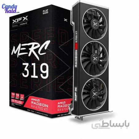 کارت گرافیک XFX AMD Radeon MERC 319 RX 6700 XT ا کارت گرافیک XFX AMD Radeon MERC 319 RX 6700 XT