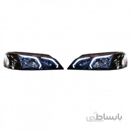 چراغ جلو اسپرت پژو پارس طرح بنز