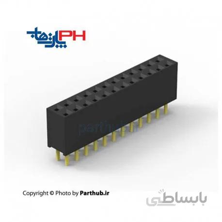 پین هدر مادگی 2x40 صاف 2.54mm