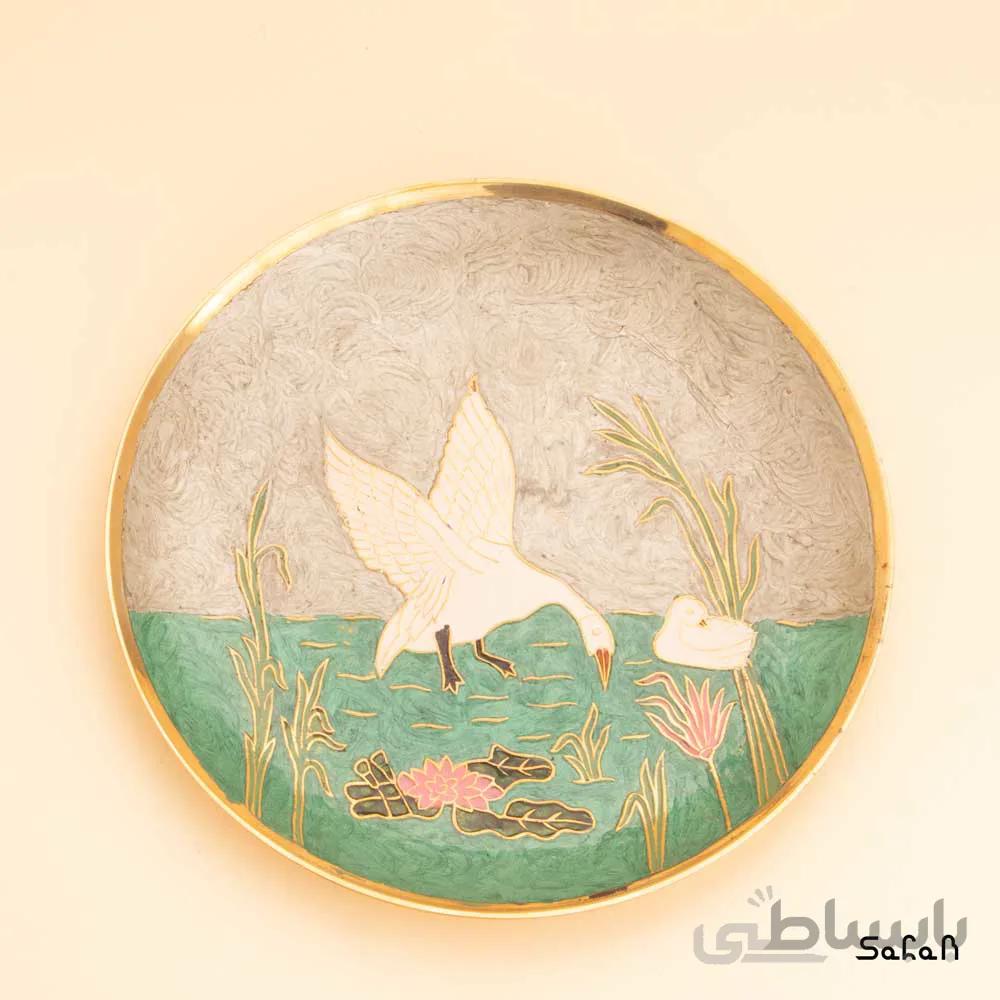 دیوارکوب برنجی میناکاری مدل لک لک