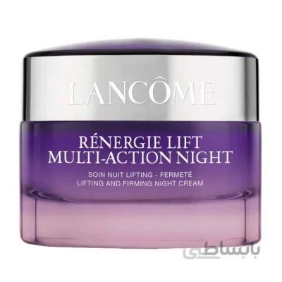 کرم شب لیفت و جوانساز لانکوم مدل رینرژی لیفت Lancome Renergie Lift Multi-action Night Cream