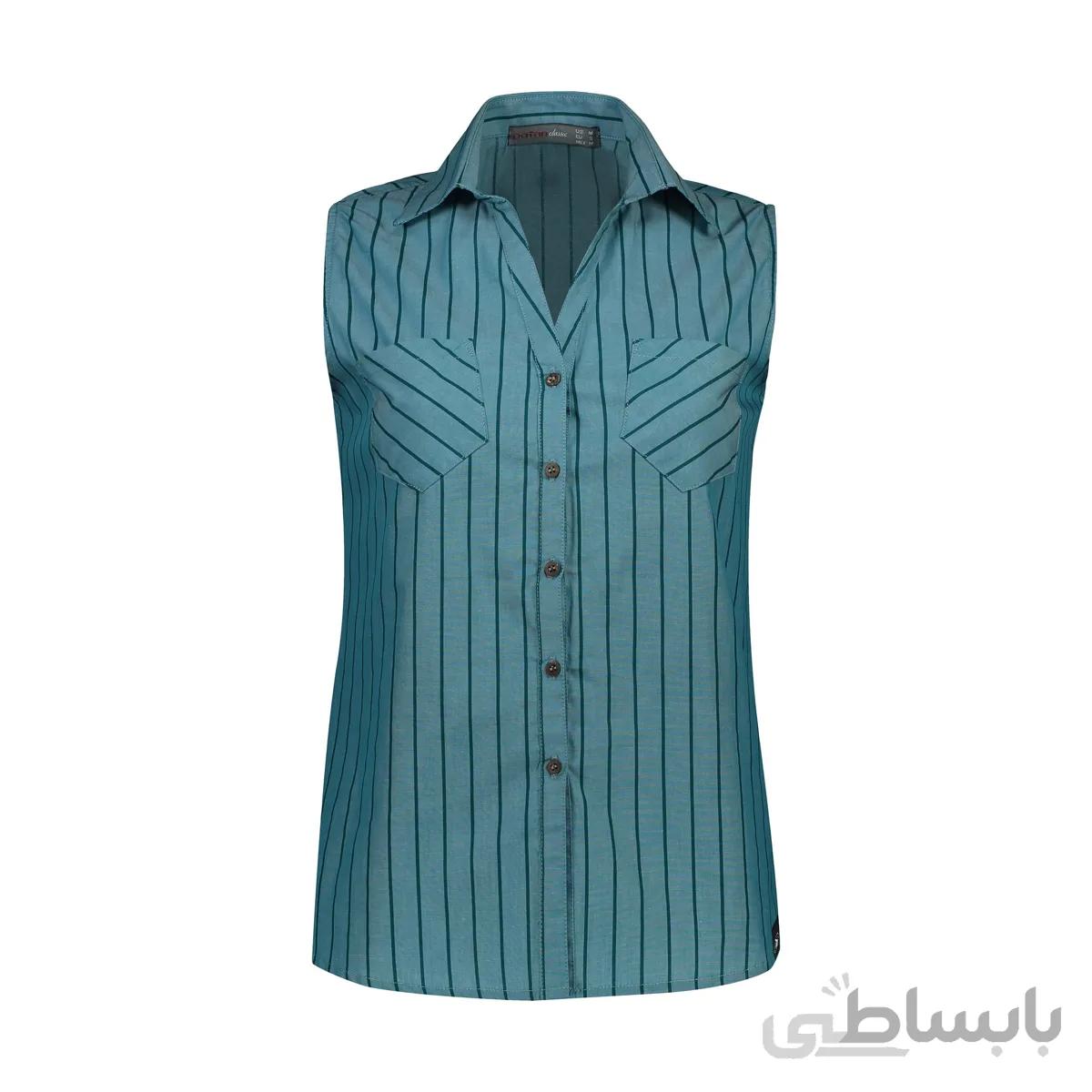 تاپ یقه دار زنانه کد 601562