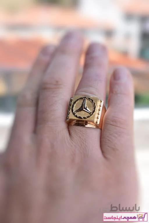 فروش انگشتر طلا مردانه شیک و جدید برند Aydın Gold رنگ زرد ty42500416