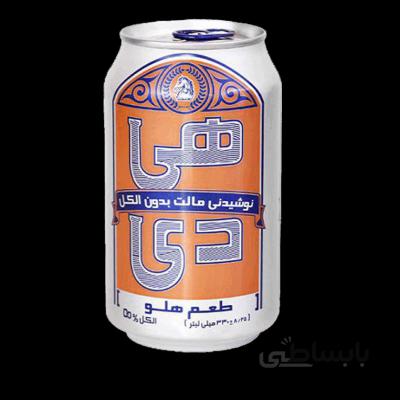 ماءالشعیر طعم هلو هی دی قوطی 330 سی سی – کارتن 24 تایی