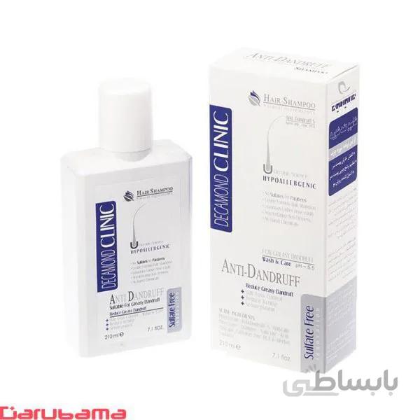 شامپو ضد شوره مناسب موهای چرب Decamond Clinic ا Decamond Clinic Greasy Hair Anti Dandruff Shampoo