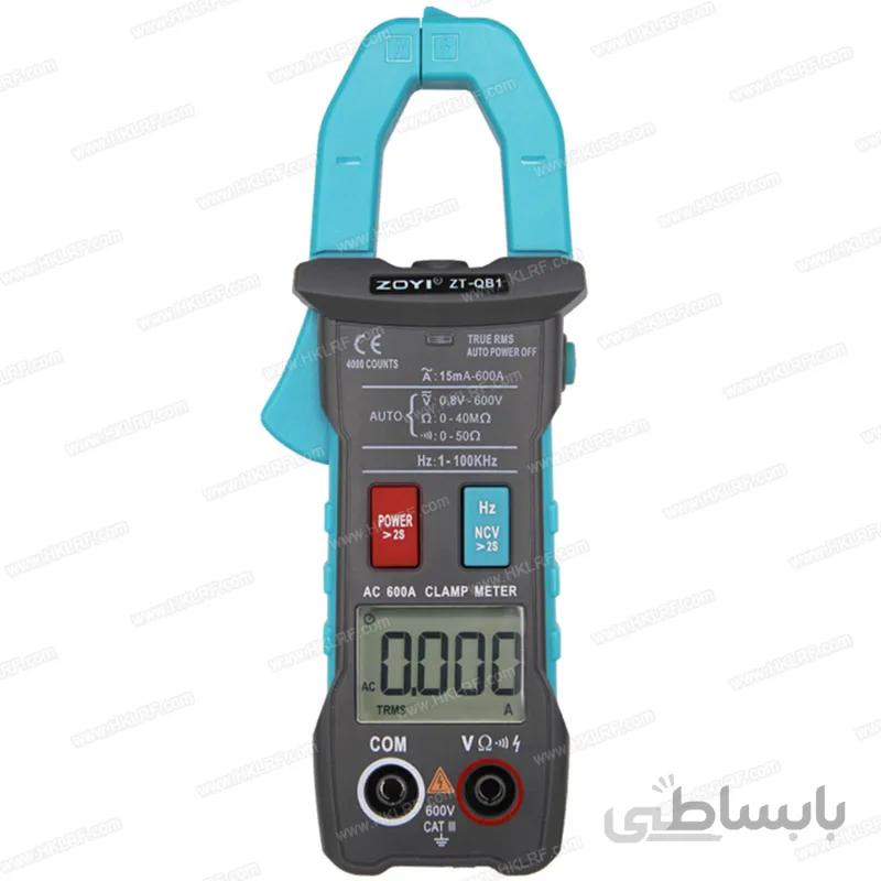 کلمپ آمپر متر هوشمند AC زویی ZOYI ZT-QB1 ا ZOYI ZT-QB1 600A AC Smart Clamp Meter