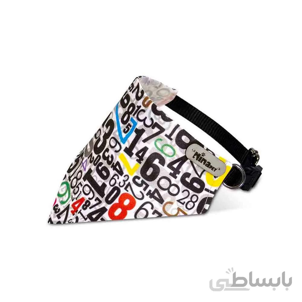 قلاده دستمال گردن گربه نیناپت مدل اعداد ا Ninapet Collar & Scarf For Cats Numbers Model