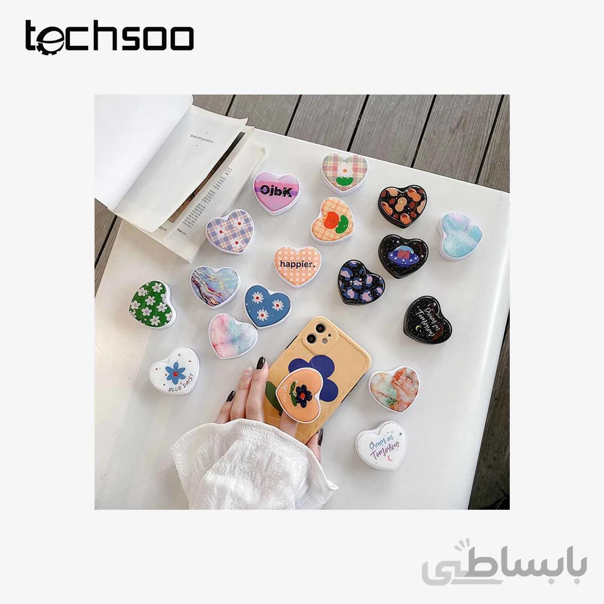 پاپ سوکت قلب طرح دار Shaped PopSocket
