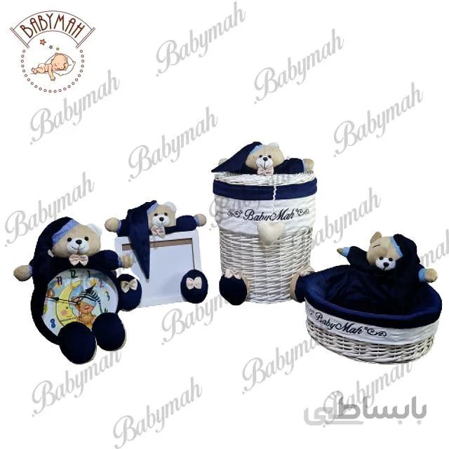 ست تزئینی اتاق کودک مجموعه 4عددی بیبی ماه