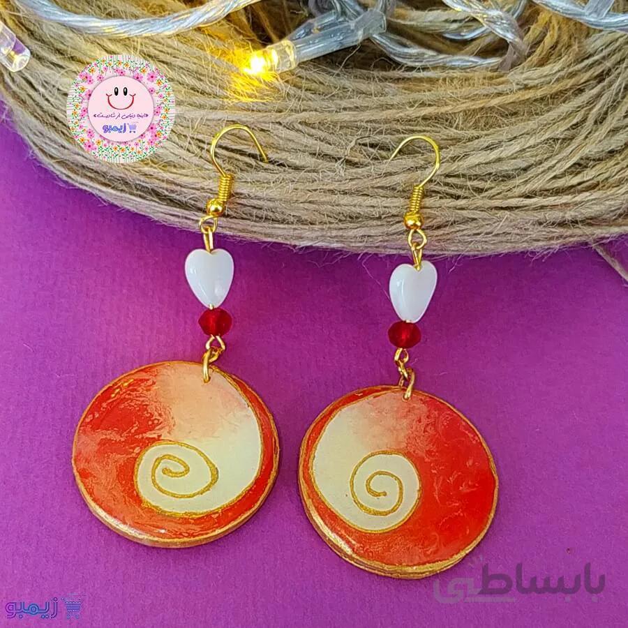 گوشواره طرح مارپیچ