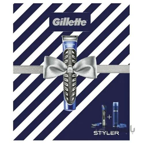 ست هدیه اصلاح مردانه ژیلت مدل استایلر (Styler) | حاوی ریش تراش و ژل اصلاح