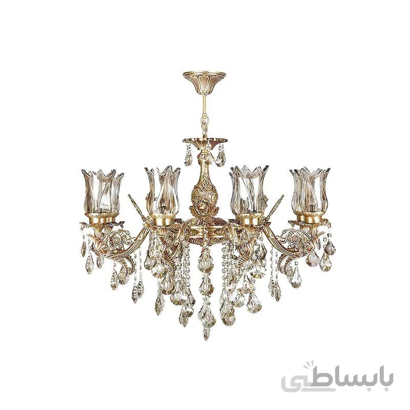 لوستر 8 شعله چشمه نور مدل S3597/8A